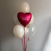 Фонтан для мамы с сердцем и надписью