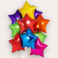 Звёзды фольгированные