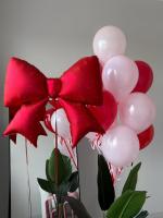 Шарик бант и фонтан из шаров 