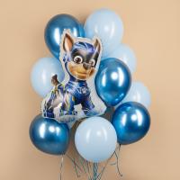 Фигура, Щенячий патруль, Гонщик Чейз + латексные шары