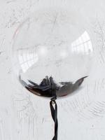 Прозрачный шар с перьями