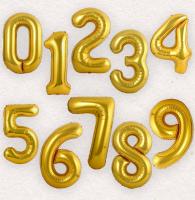Фольгированные цифры
