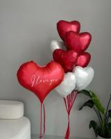 Композиция из сердец на 14 февраля