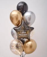 Фонтан из шаров со звездой