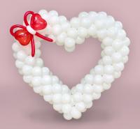 Сердце из воздушных шаров