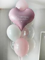 Фонтан с розовым сердечком