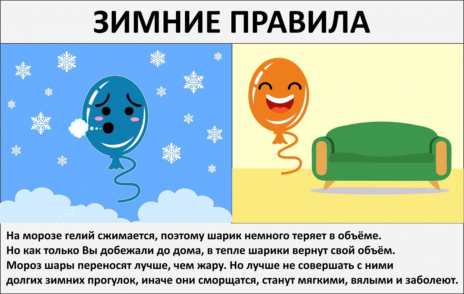 Как правильно хранить воздушные шары